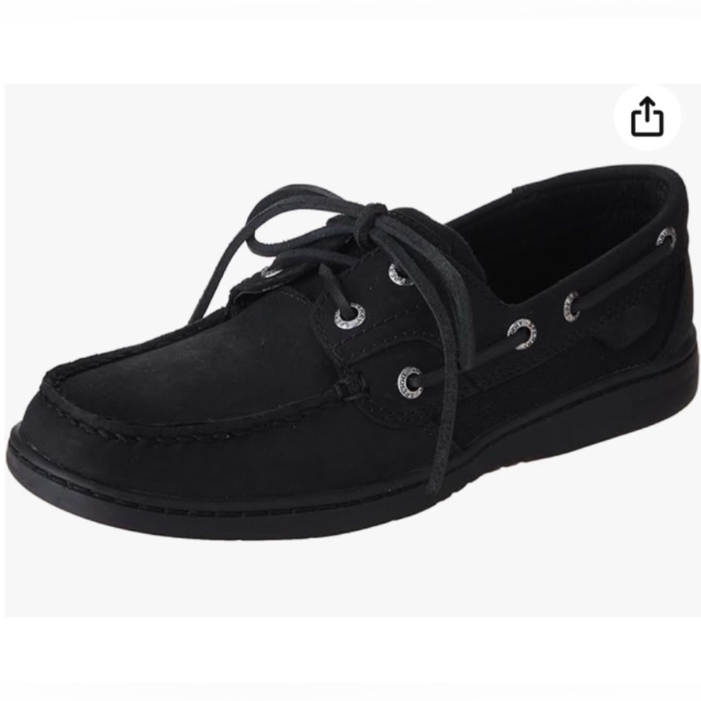 Sperry Women's Bluefish Boat Shoes Loafers Black 8 - Picture 3 of 12